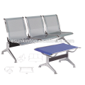 Chaises trois sièges sans accoudoirs pour usage commercial, Pour bureau / hôpital, accoudoirs en aluminium et finition de jambes (KS3T-3)